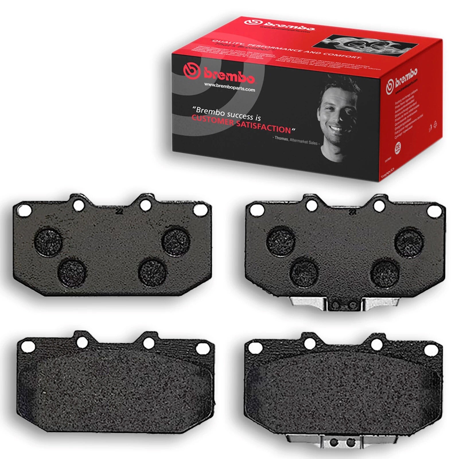 Front Brake Pad Fits Nissan Subaru Toyota 300Zx Impreza Yaris Brembo P56025