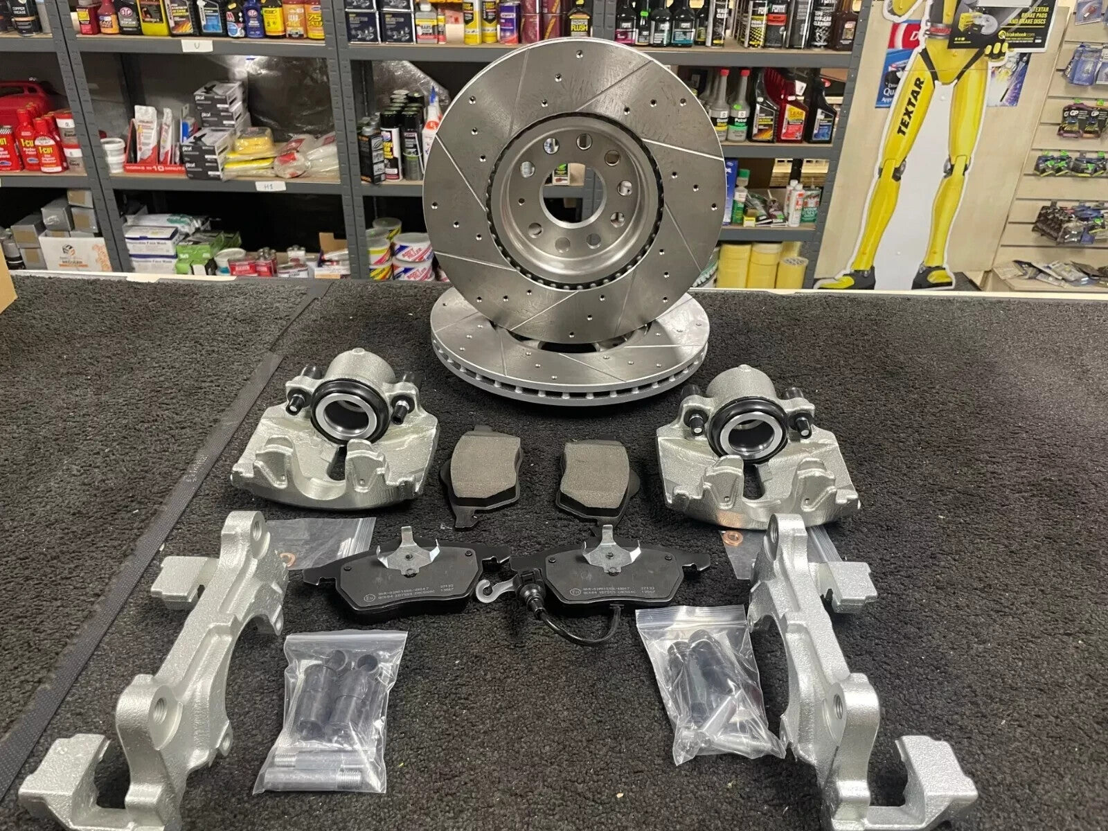 SEAT ALTEA IBIZA 6J BIG BRAKE DISC UPGRADE CALIPER CONVERSION KIT 288/280-312MM