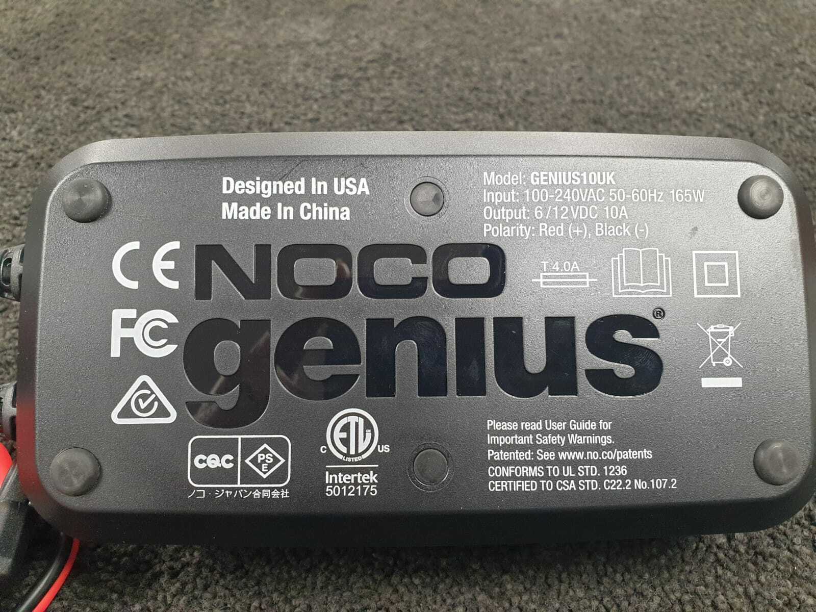 NOCO Genius 10 6V / 12V 10A Intelligent Smart Battery Charger Maintainer Repair