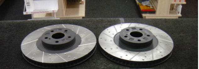 FOR TOYOTA CELICA GT4 ST205  BRAKE DISCS FRONT DRILLED GROOVED