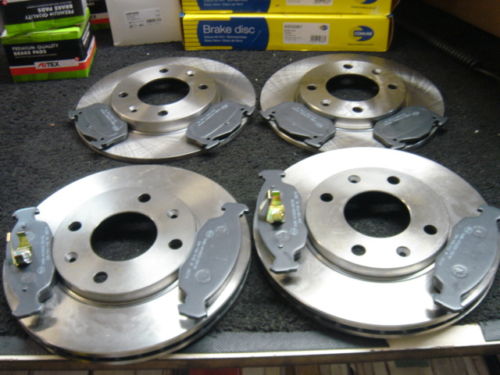 PEUGEOT 106 GTI RALLYE SAXO VTR VTS BRAKE DISCS & PADS FRONT & REAR