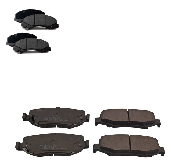 FOR JEEP CHEROKEE 2.8 CRD VOYAGER NITRO WRANGLER JK BRAKE PADS FRONT REAR 