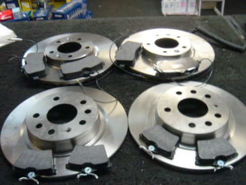PEUGEOT 407 2006 on EBC BRAKE DISCS PADS FRONT REAR
