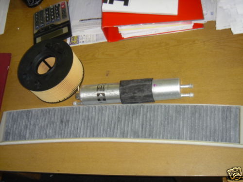 BMW 318 316 01> AIR FILTER POLLEN FILTER & FUEL FILTER