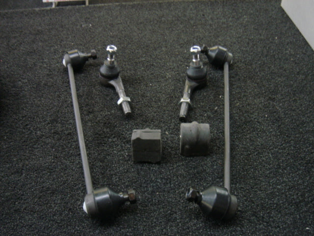 PEUGEOT 206 1998-2009 2 FRONT ANTI ROLL BAR LINKS ANTI ROLL BAR BUSHES TRACK ROD
