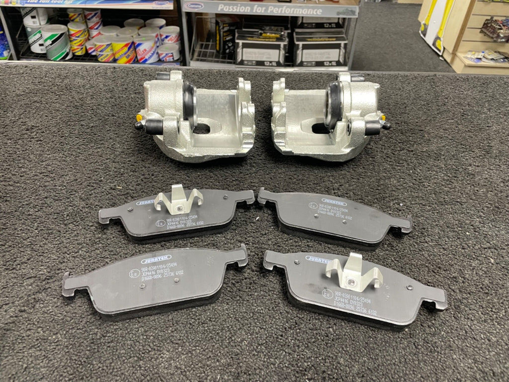 BRAKE CALIPER FRONT PAIR BRAKE PAD GRAND TOURNEO CONNECT 1.5 1.6TDCi 320mm DISC