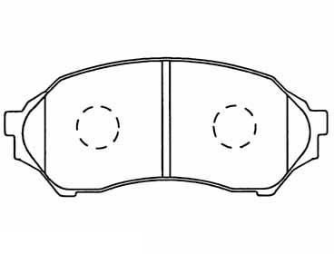 FOR MAZDA 323 98> 1.3 1.5 1.6 2.0 FRONT BRAKE PADS NEW SET 