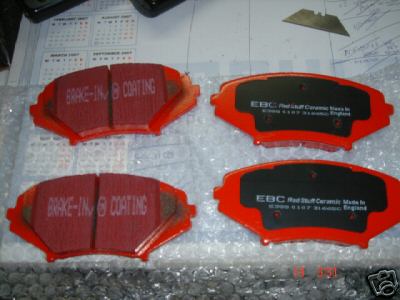 MAZDA RX8 FRONT BRAKE PADS EBC RED STUFF  