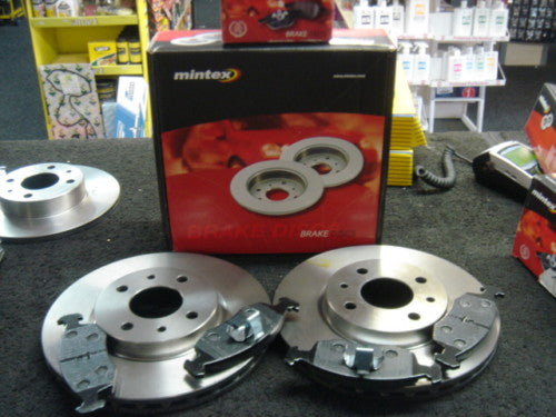  FOR FIAT PUNTO 1.8HGT MINTEX FRONT  BRAKE DISCS & PADS