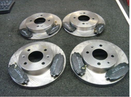 FOR MAZDA MX5 MX-5 1.8 NC FRONT AND REAR BRAKE DISCS & BRAKE PADS 2005 -2014