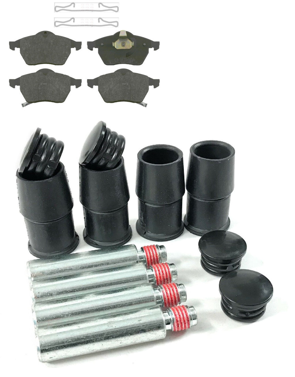 FOR ASTRA DESIGN 16V (MK5 (H) (A3300)) FRONT BRAKE PADS WITH FITTING CLIPS