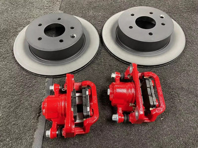 FOR NISSAN XTRAIL QASHQAI REAR BRAKE DISC PADS REAR BRAKE CALIPER HANDBRAKE SHOE