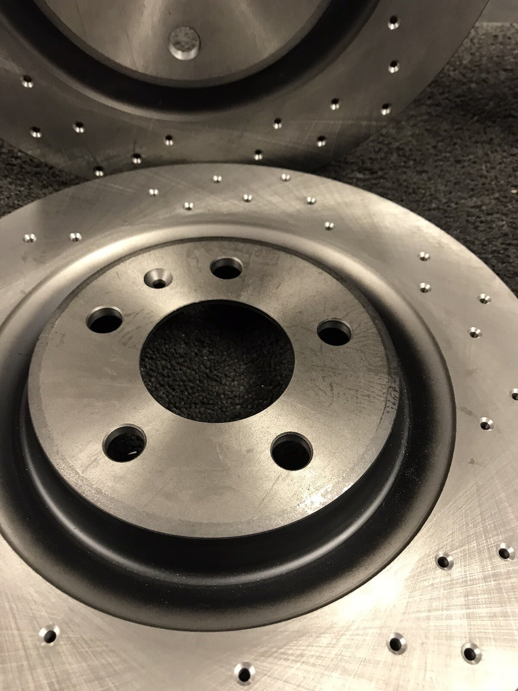 FOR AUDI S5 SQ5 TFSI 3.0 QUATTRO B9 SLINE CROSS DRILLED BRAKE DISC + PADS REAR