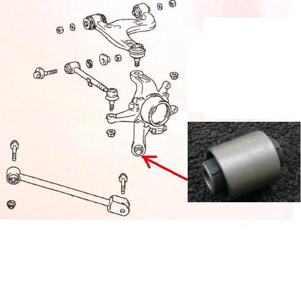 FOR LEXUS GS300 GS400 GS430 IS200 ALTEZZA REAR ARM STUB AXLE  KNUCKLE BUSH LOWER