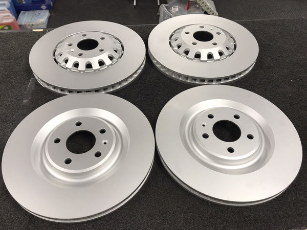 FOR Q7 TDI QUATTRO S  BRAKE DiSC FRONT REAR BRAKE DISC LEFT RIGHT +PADS + WIRES