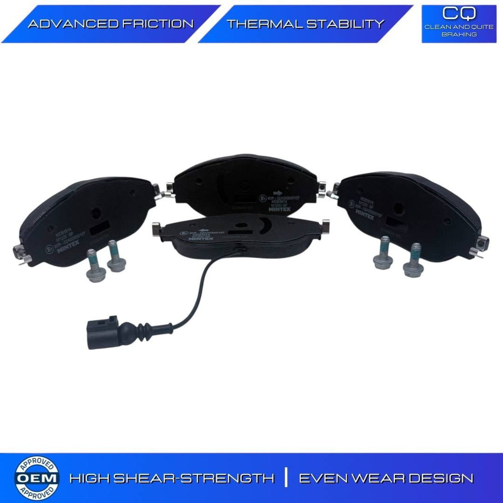 VW PASSAT TIGUAN BiTDI SCR BMT 4MOTION CROSS DRILLED BRAKE DISC PADS 340M
