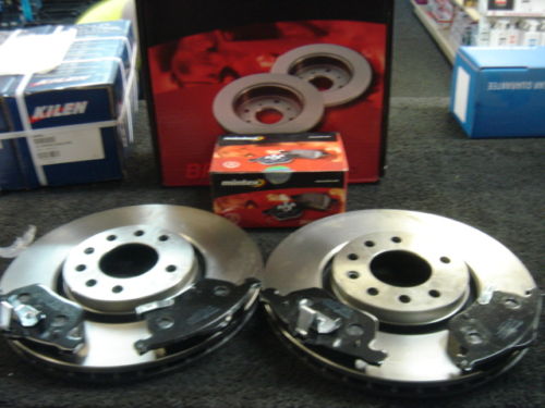 VW GOLF MK4 GTI TURBO MINTEX FRONT BRAKE DISCS &PADS 288mm