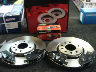 VW GOLF MK4 GTI TURBO MINTEX FRONT BRAKE DISCS &PADS 288mm