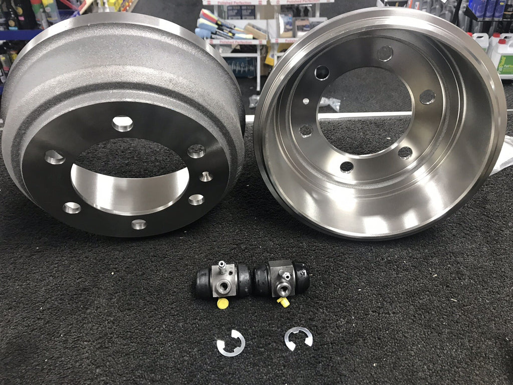 REAR BRAKE DRUMS BRAKE SHOES FITTING KIT WHEEL CYLINDER FOR  IVECO DAILY 85-98
