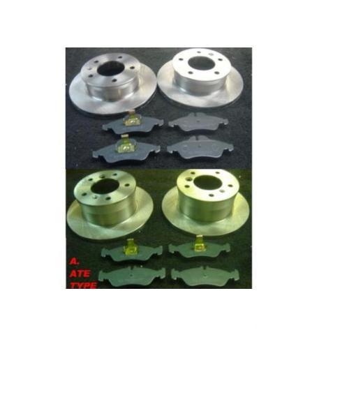 SPRINTER 313cdi 1995-06 FRONT BRAKE DISC PADS REAR DISC