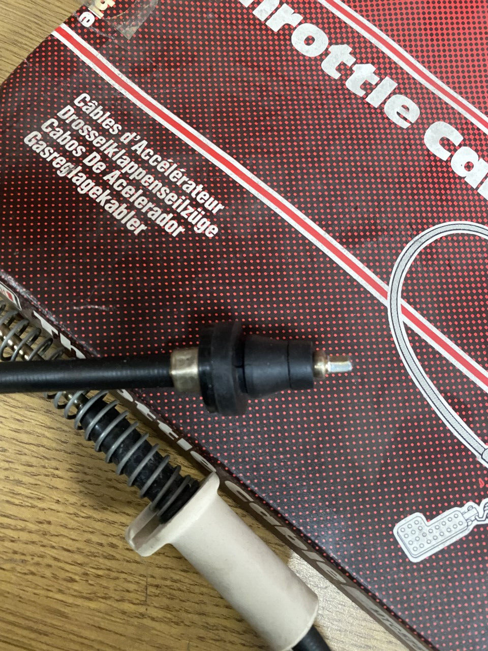 FOR FIAT PANDA 850CC 1981-1982 MOPROD THROTTLE ACCELERATOR CABLE MTC575