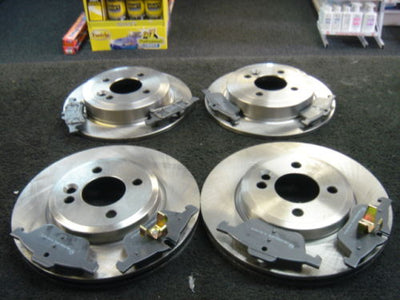 MINI ONE COOPER S DIESEL 2001-2006 BRAKE DISC BRAKE PADS FRONT REAR PAD