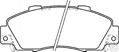 FOR HONDA ACCORD TYPE R BRAKE PADS FRONT MINTEX