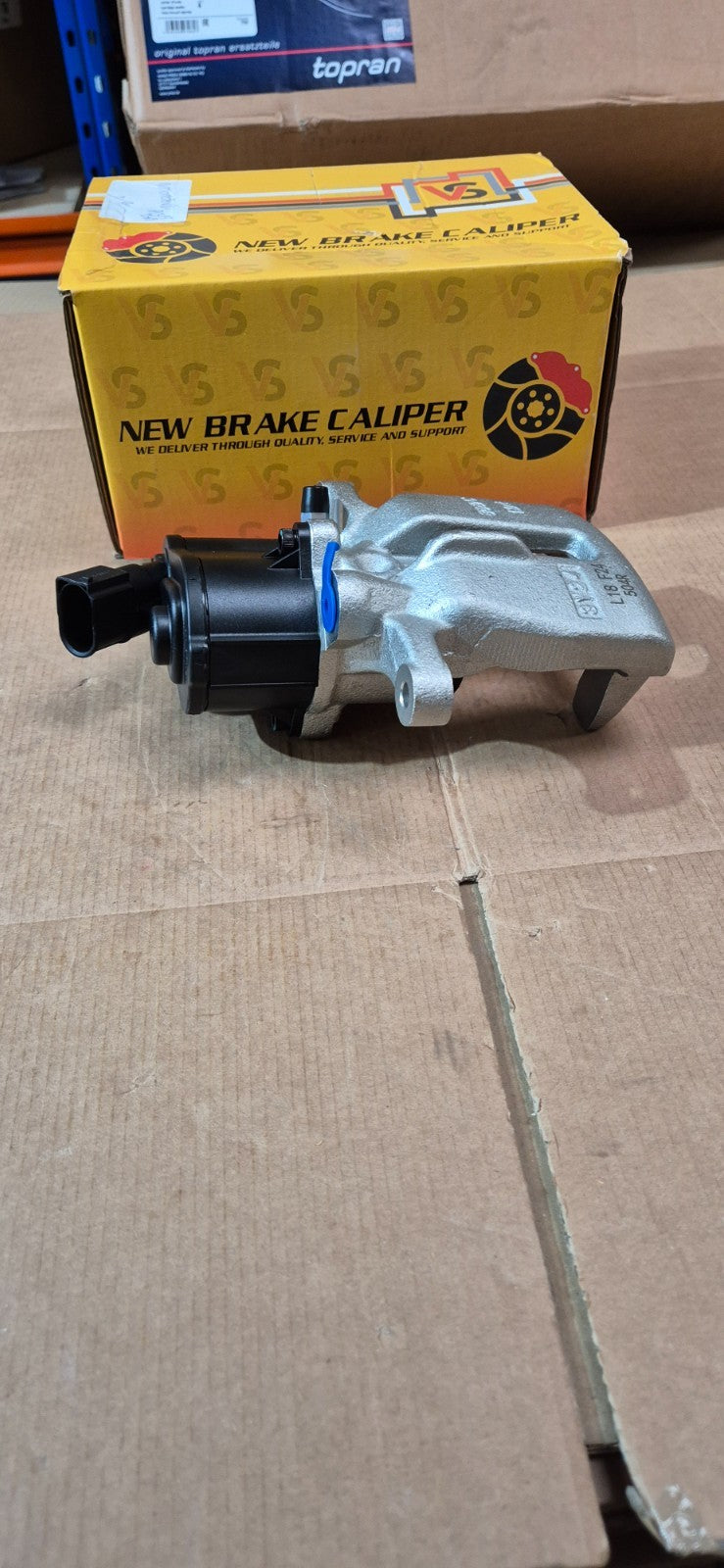 NEW REAR OS RH BRAKE CALIPER+ACTUATOR FITS AUDI A6 QUATTRO C6 4F 2.0D 2004-11