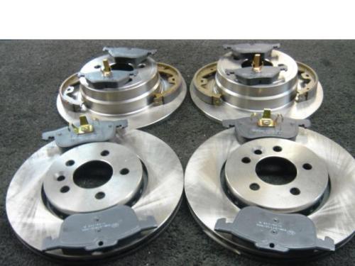 ROVER 75 BRAKE DISC PADS FRONT REAR BRAKE PADS REAR HANDBRAKE SHOES