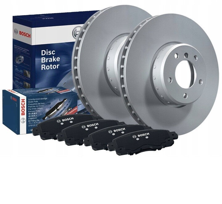 FOR  3 SERIES 320D M SPORT TOURING BOSCH  FRONT REAR  BRAKE DISCS AND PADS SET