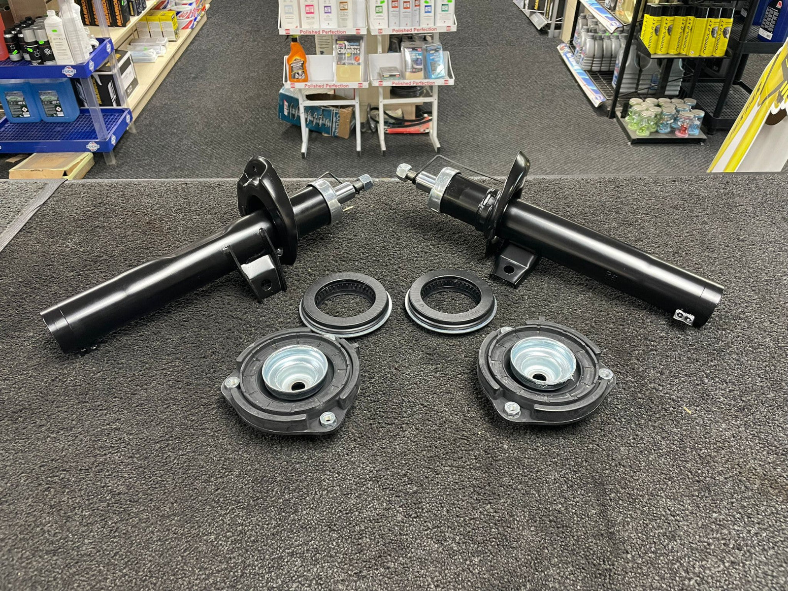 SEAT ALHAMBRA LEON ALTEA FRONT SHOCK ABSORBERS SHOCKERS & STRUT TOP MOUNTS
