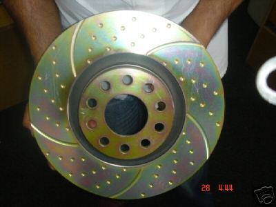 MAZDA RX8 FRONT PERFORMANCE BRAKE DISCS X 2 EBC GROOVED