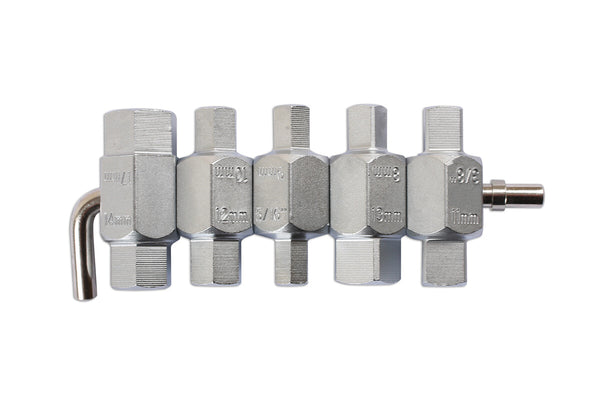 1 X LASER TOOL 5 PIECE DRAIN PLUG SET 