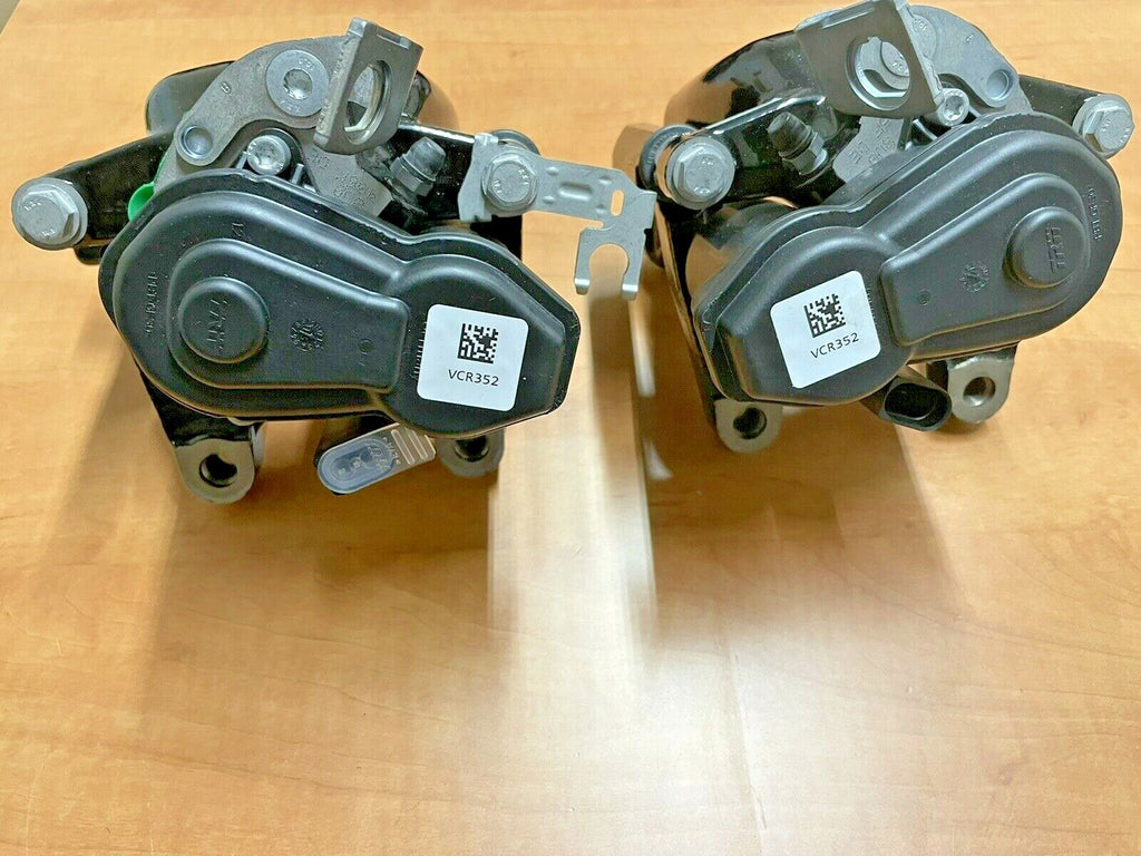 AUDI RSQ3 8U 2013-17 REAR ELECTRIC BRAKE CALIPER BRACKET PAIR NEW 310mm LH RH