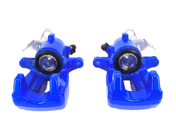 REAR BRAKE CALIPERS LH RH POWDER COATED BLUE SEAT LEON CUPRA R 02-06