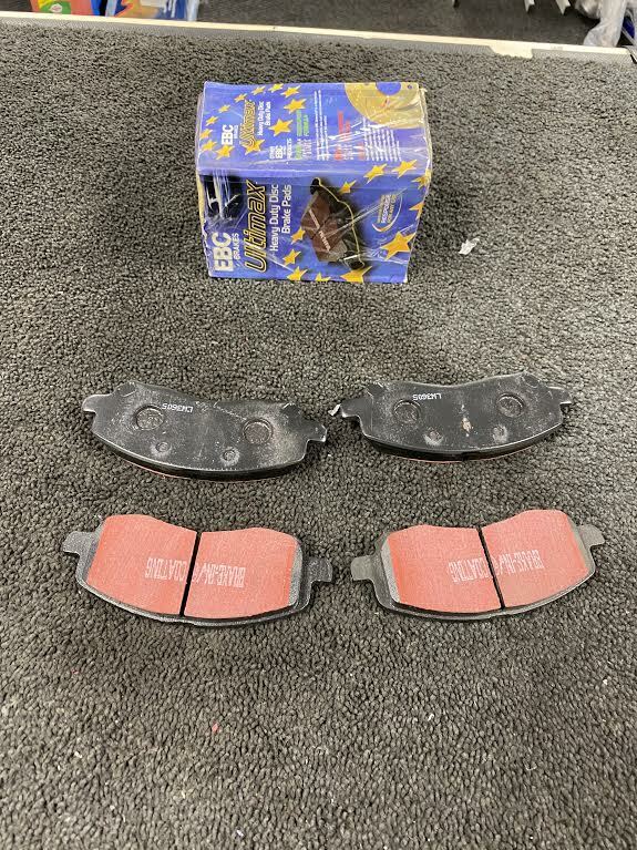 FOR CHRYSLER SEBRING 2 (2007-2010) EBC FRONT BRAKE PADS SET OF 4 