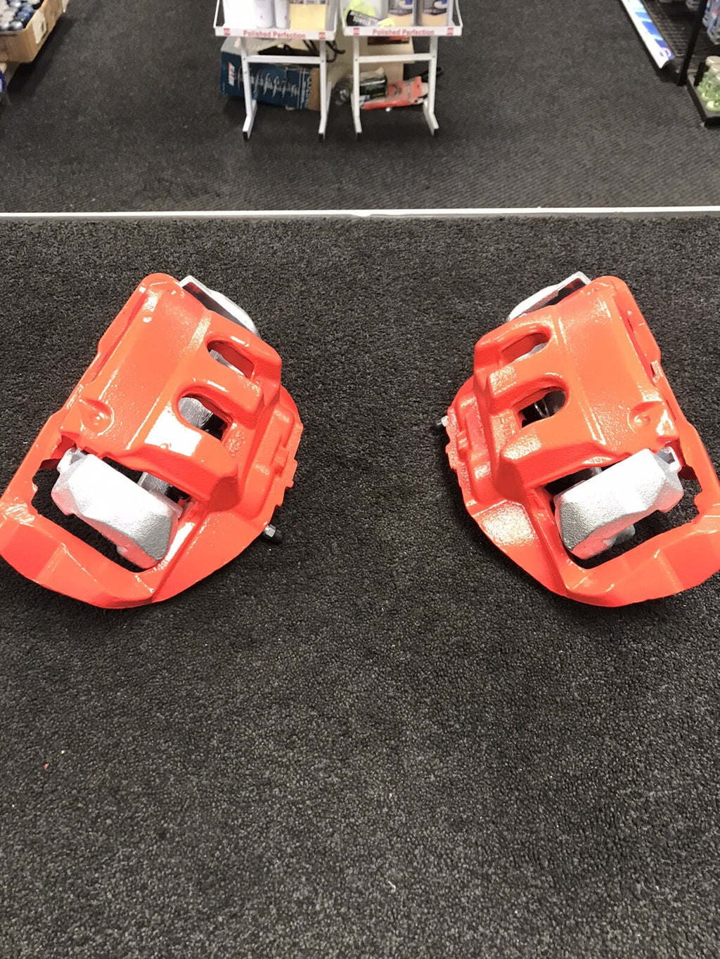 VW TRANSPORTER T5 T6 FRONT BRAKE CALIPER KIT CONVERSION TO 340mm 17"WHEELS RED