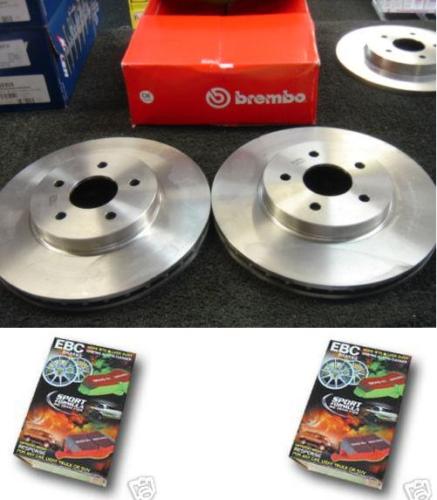 DISCOVERY 05-ON BREMBO FRONT DISCS EBC GREENSTUFF PADS