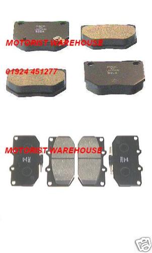 FOR FOR IMPREZA WRX 00>  FRONT & REAR BRAKE PADS