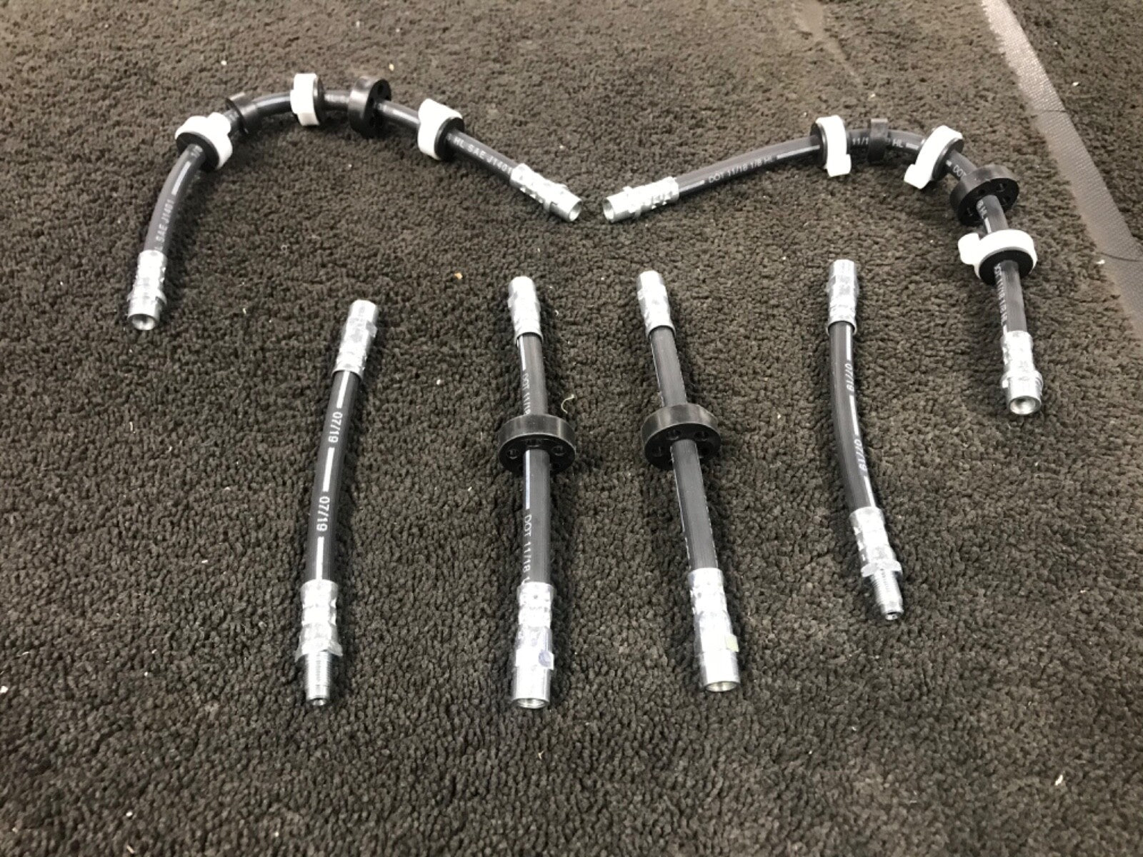 VW TRANSPORTER T4 BRAKE FLEXY BRAKE HOSES - 2 FRONT 4 REAR INNER OUTER HOSE 