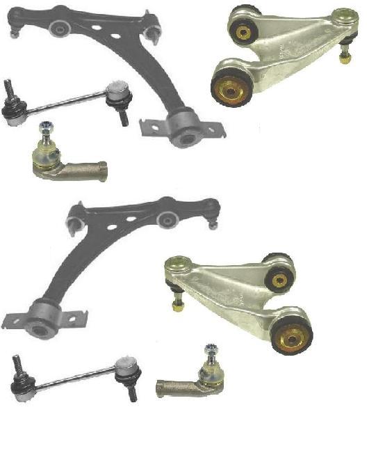 ALFA ROMEO 166 2.0i 2.5i 3.0 3.2 V6 WISHBONE ARM LINKS TRACK ROD END KIT