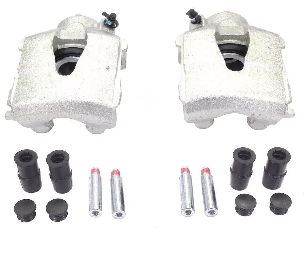 2 FRONT BRAKE CALIPER+ SLIDER PINS AUDI A3 8L1 8P1 8PA 8P7 1J0615123 1J0615124