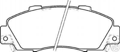 FOR HONDA LEGEND V6 ACCORD AERODECK FRONT AND REAR PADS NEW