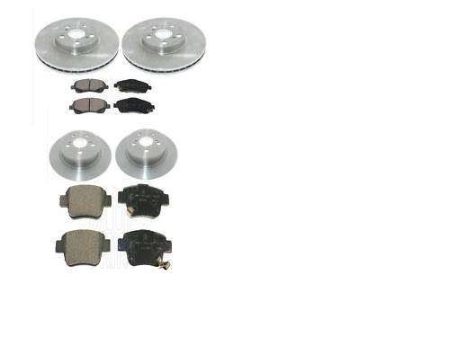 AVENSIS 2.2TD ESTATE 05-09 FRONT REAR BRAKE DISC & PADS