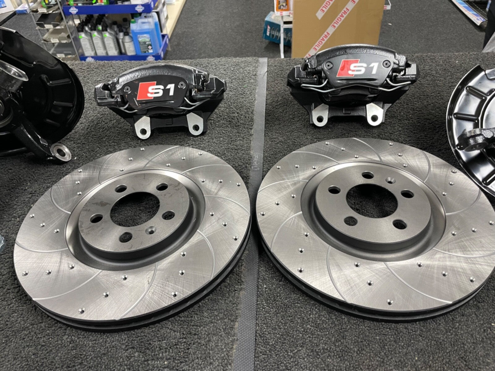 VW POLO 6R GTI FABIA 5J 6Y BIG BRAKE CONVERSION KIT 310MM KNUCKLES CALIPERS