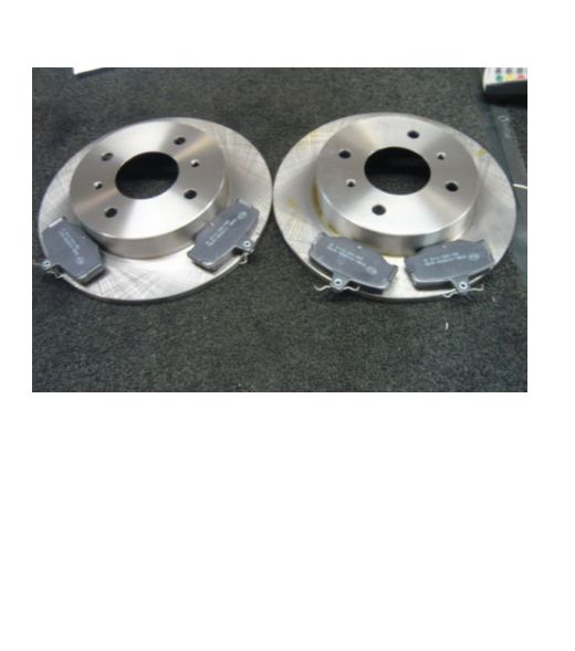 FOR NISSAN ALMERA BRAKE DISCS & PADS REAR N16 2000-2007  JN1 CHASIS PREFIX