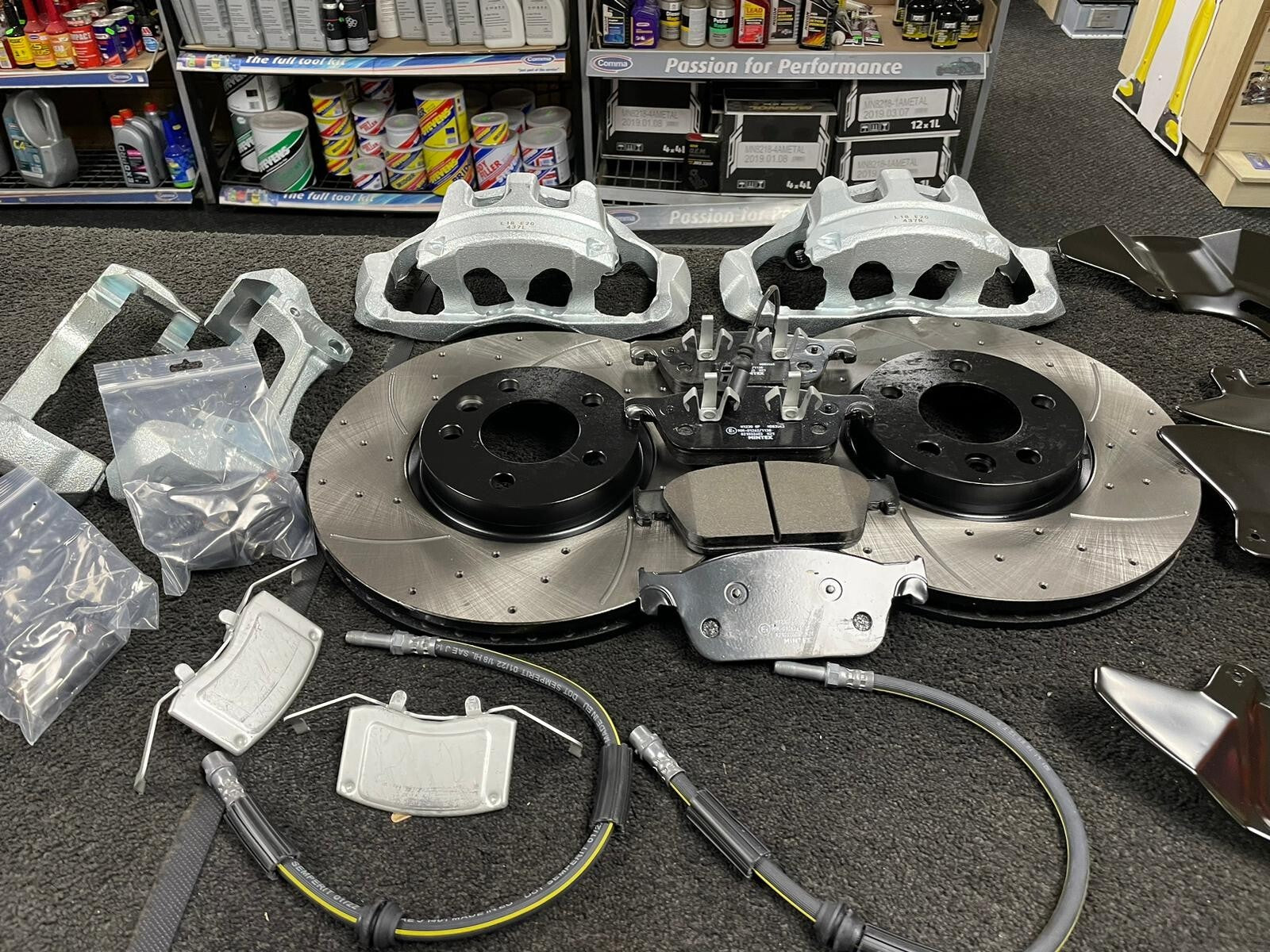 VW TRANSPORTER T5 T6 CARAVELLE BIG BRAKE UPGRADE CONVERSION CALIPER KIT 340mm