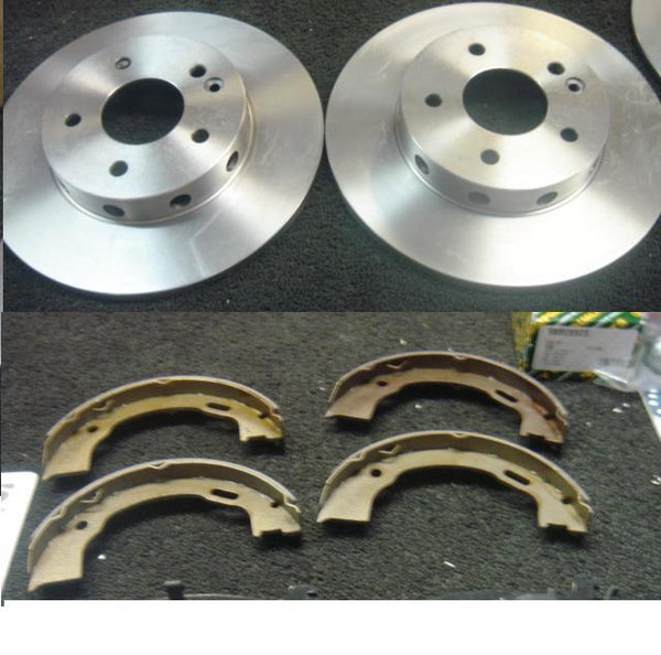 FOR MERCEDES C180 C200 C220 C250 BRAKE DISC HANDBRAKE SHOES