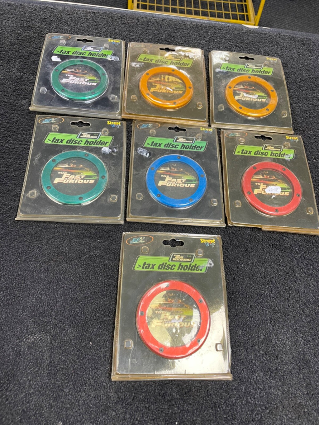 Assorted JOB LOT  Car Tax Disc Permit Holder aluminium for  windscreens