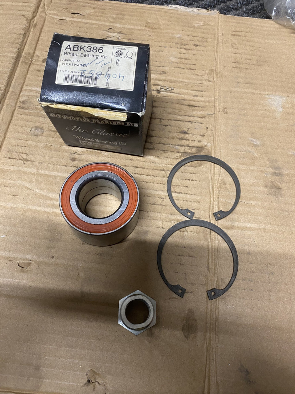 FOR SEAT AROSA VOLKSWAGEN GOLF JETTA LUPO POLO FRONT WHEEL BEARING KIT